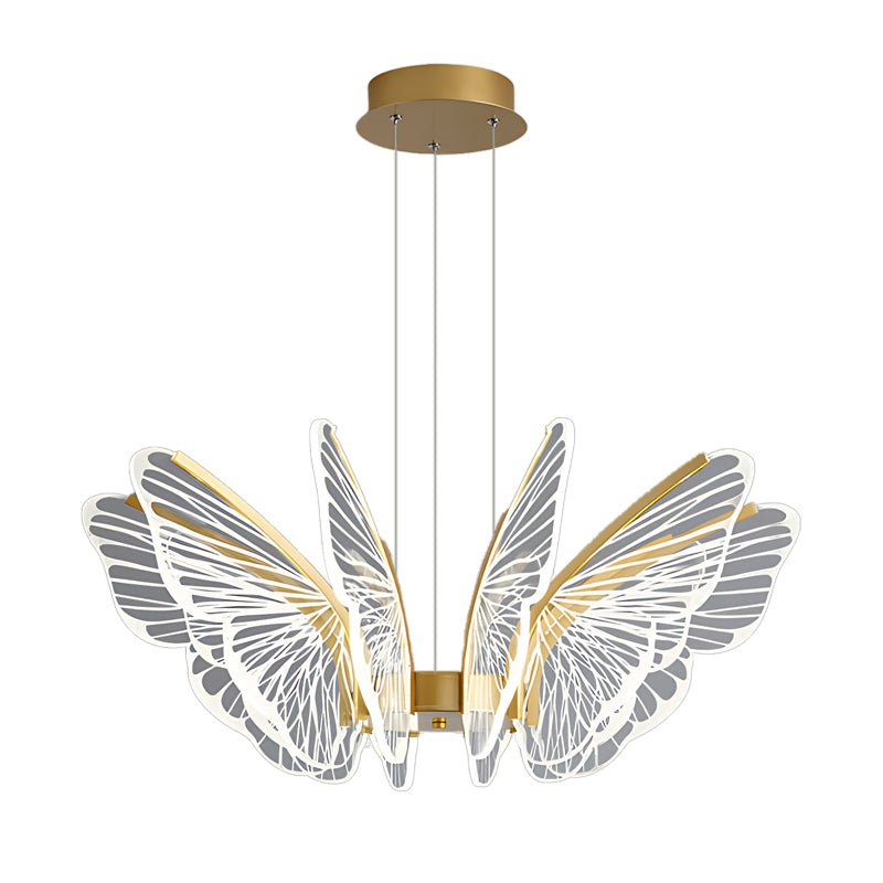 Butterflies LED Dimmable with Remote Control Modern Chandelier