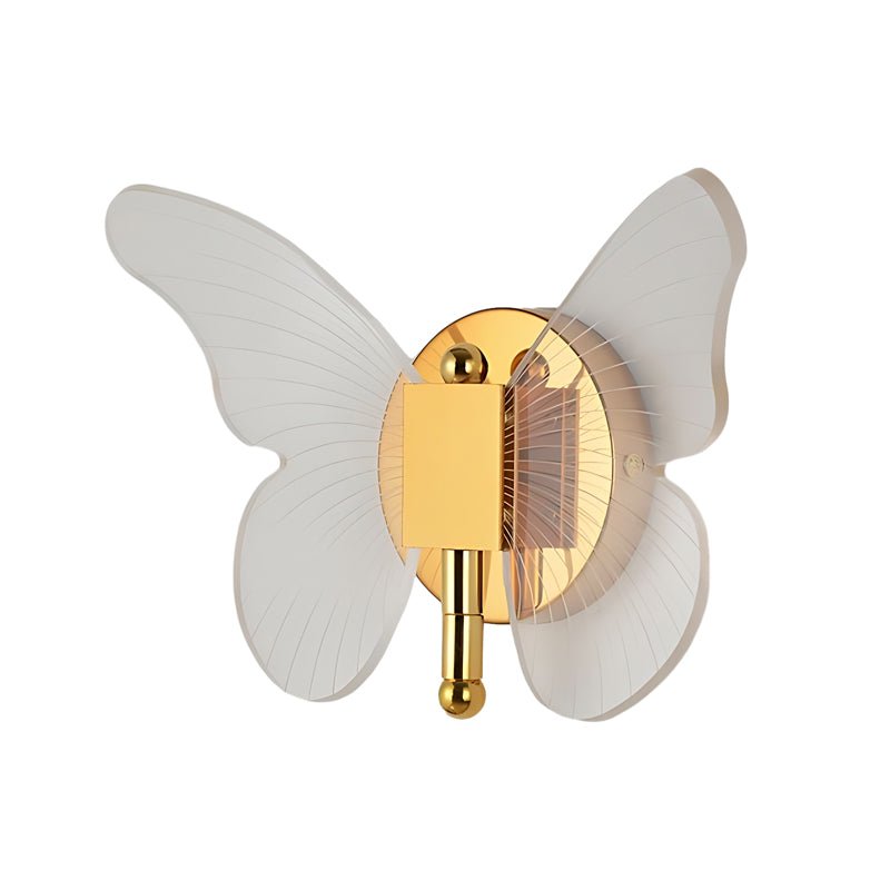 Butterflies Luxury Creative Three Step Dimming LED Wall Light