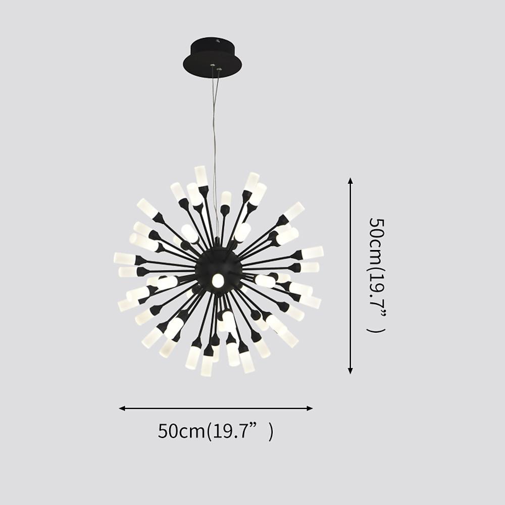 Novelty Cluster Globe Design LED Chandelier with Metal and Acrylic