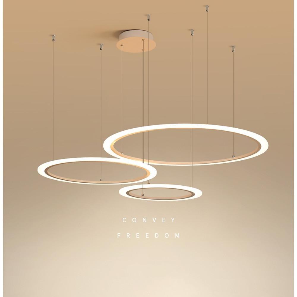 Artistic Circles LED Modern Chandelier Pendant Light