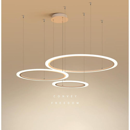Artistic Circles LED Modern Chandelier Pendant Light