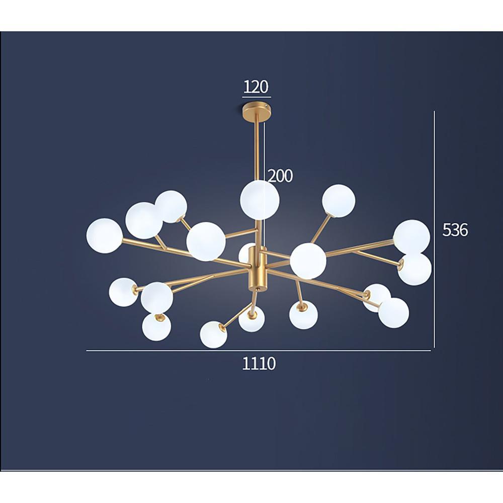 Sputnik Ceiling Light Metal Bubble LED Living Room Ceiling Lights