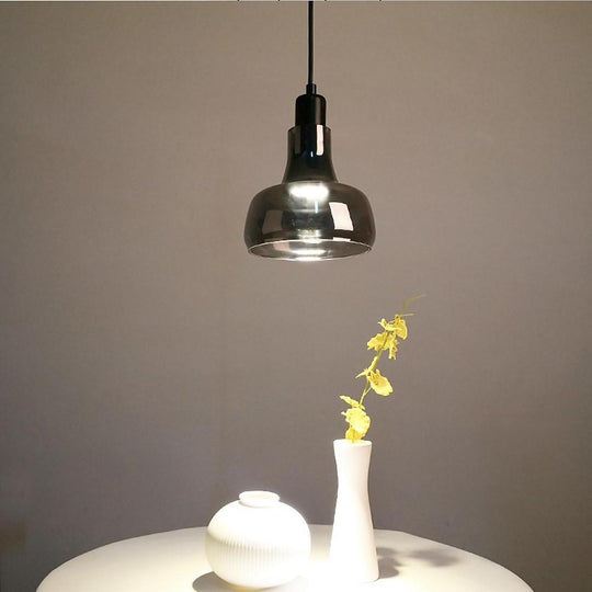 Circular Glass Pendant Light Modern Nordic Industrial Ceiling Lighting