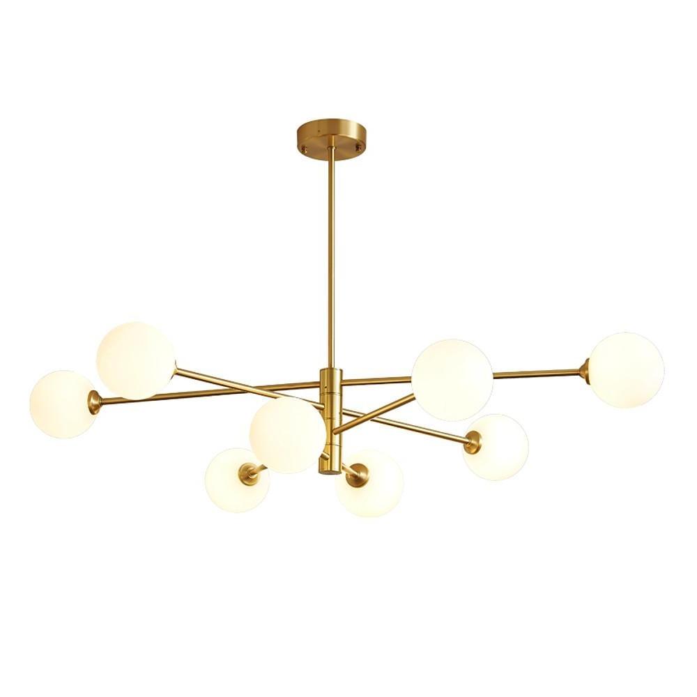 Industrial Modern Cluster Globe Geometric Pendant Light