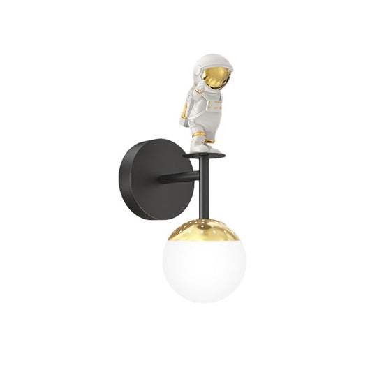 Cartoon Astronaut 3 Step Dimming LED Modern Wall Sconce