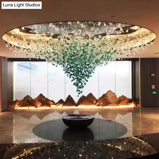 Stone Crystal LED Chandelier – Grand Luxury Lighting