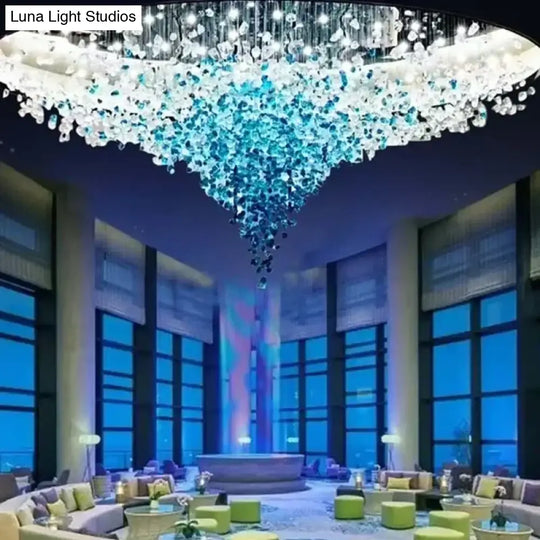 Stone Crystal LED Chandelier – Grand Luxury Lighting
