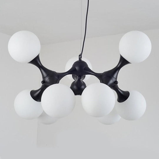 Modern Globe Sputnik 9-Light LED Chandelier