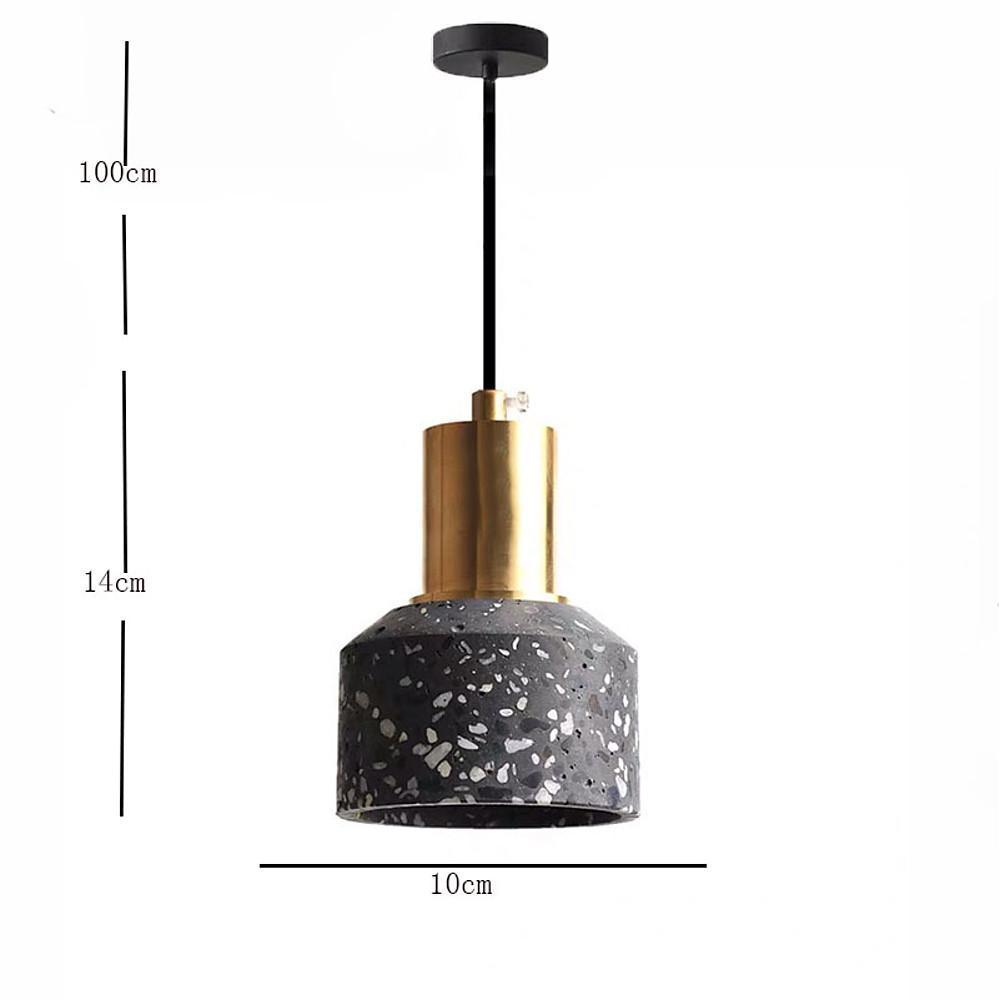 Industrial Round Metal Modern Pendant Light