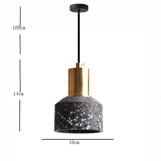 Industrial Round Metal Modern Pendant Light