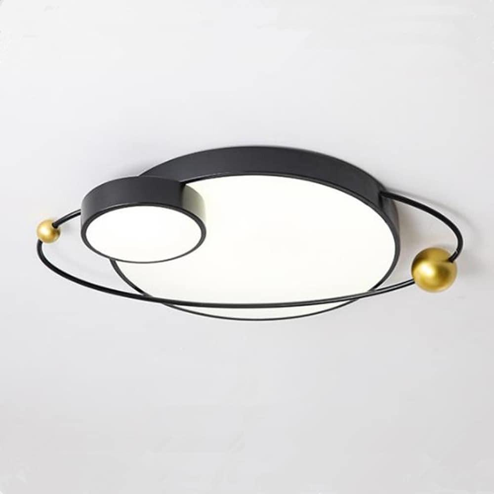 Circle Globes LED Dimmable Flush Mount Ceiling Light