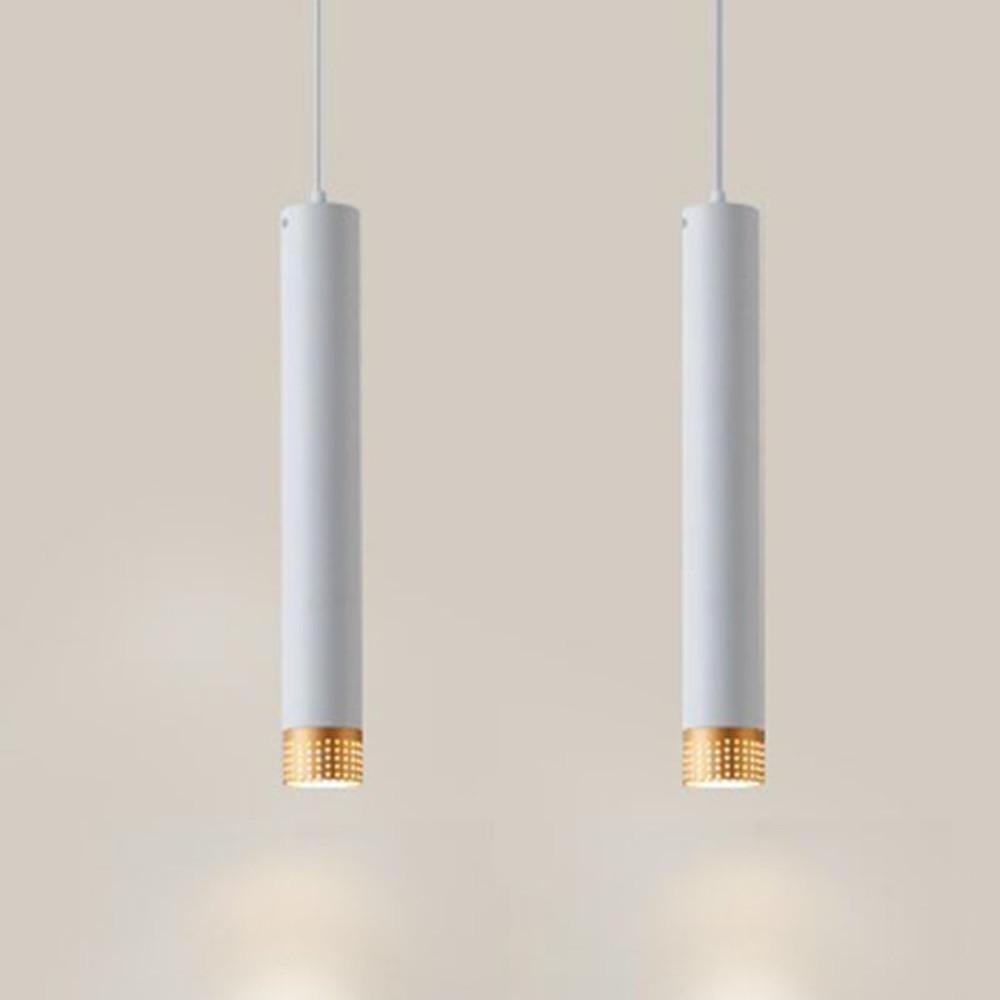 Elongated LED Industrial Linear Metal Pendant Light