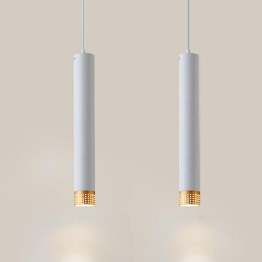 Elongated LED Industrial Linear Metal Pendant Light