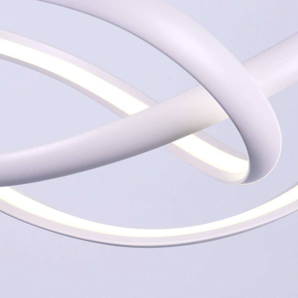 Interweaving Curved Décor Dimmable LED Adjustable Modern Pendant Light