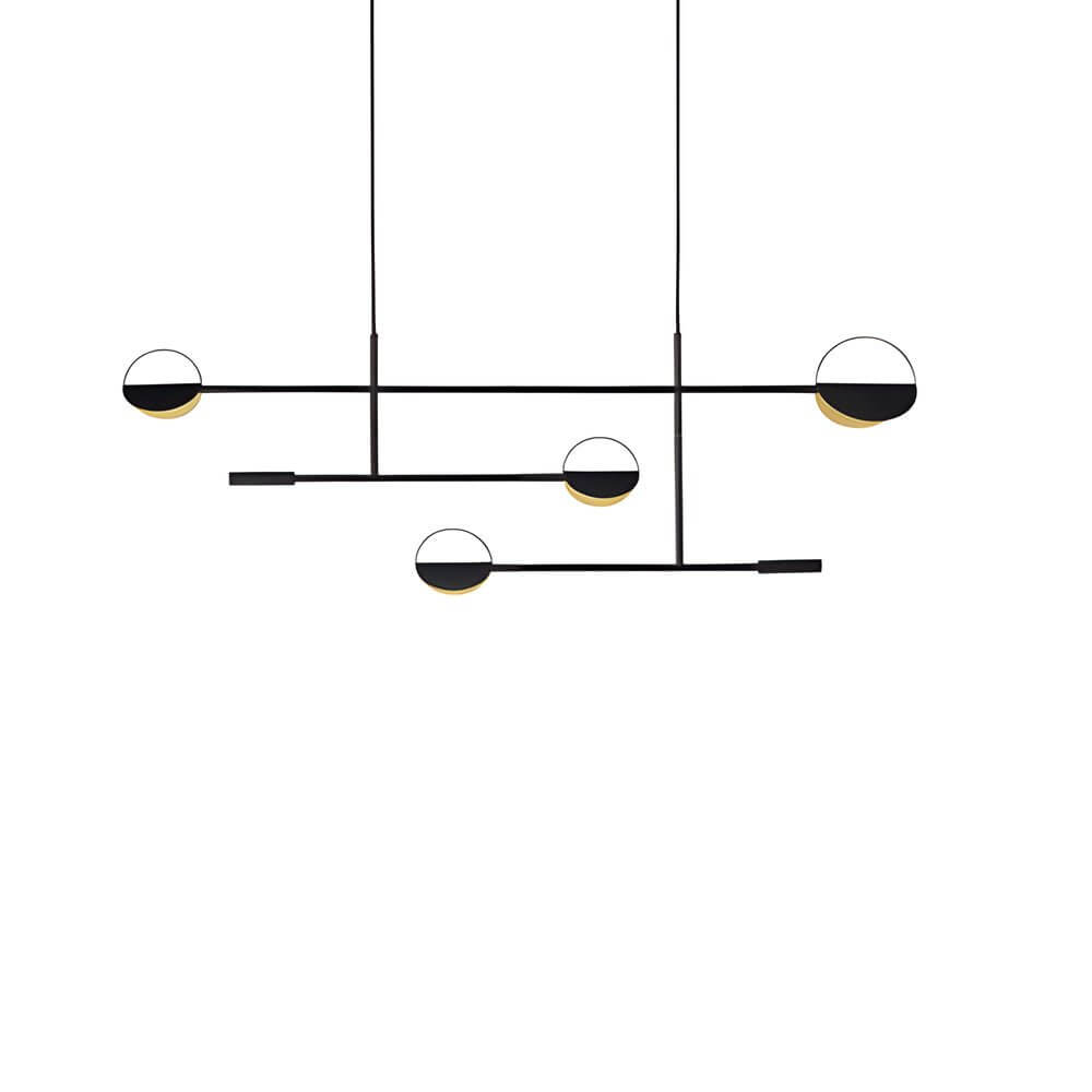 Modern Adjustable LED Linear Iron Pendant Lamp