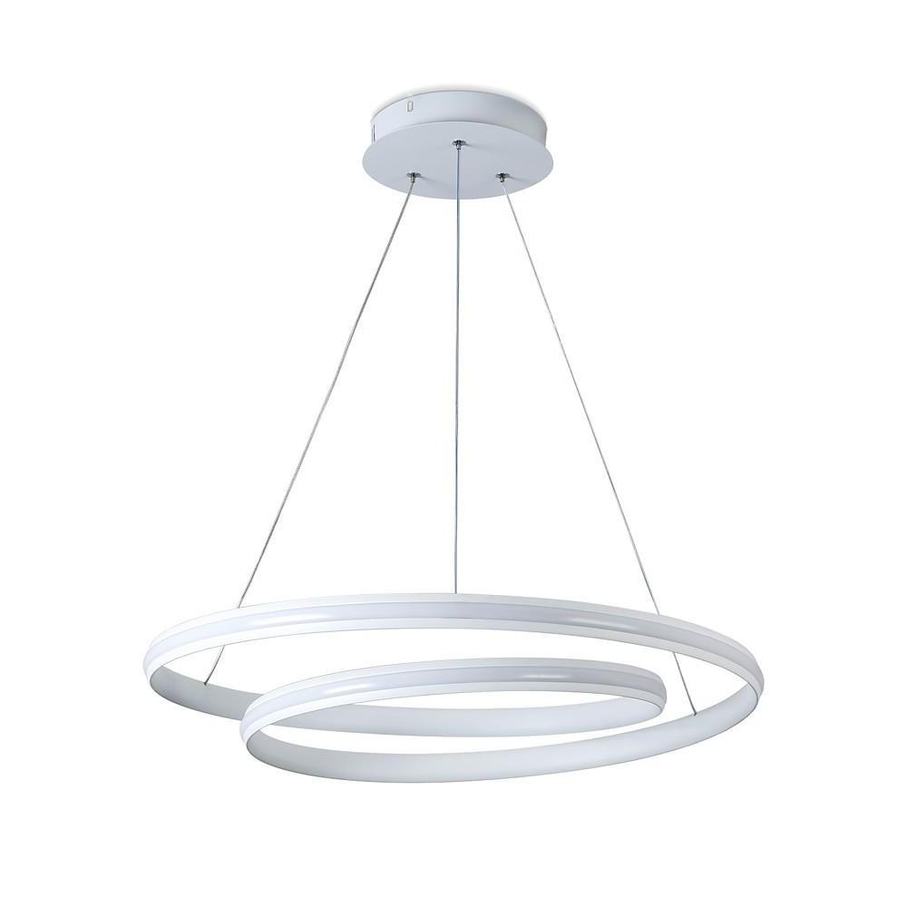 18'' Spiral-Shaped Dimmable LED Modern Pendant Light