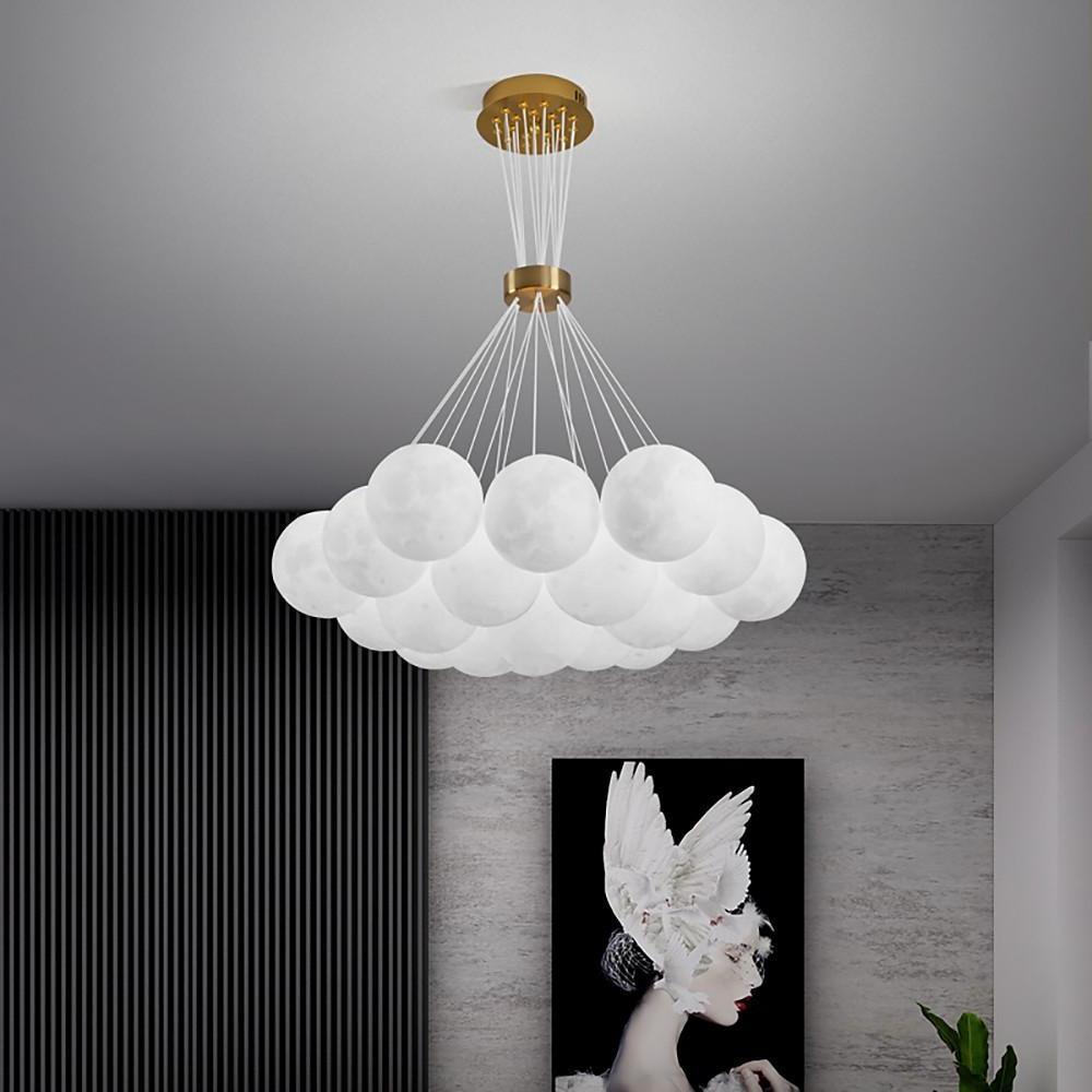 Modern Cluster Globe LED Chandelier Pendant Light