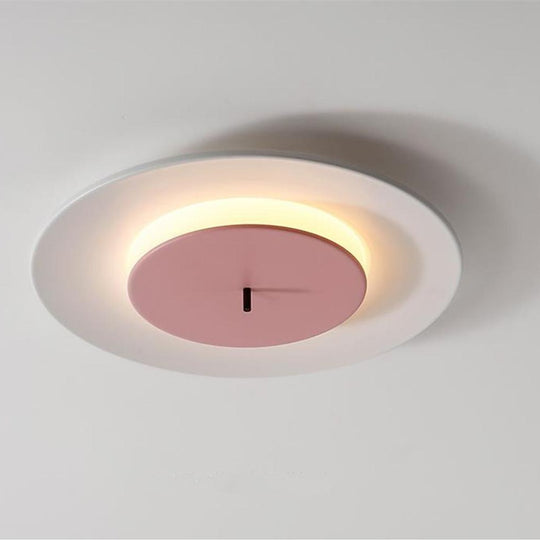 2 Circles LED Modern Flush Mount Ceiling Light