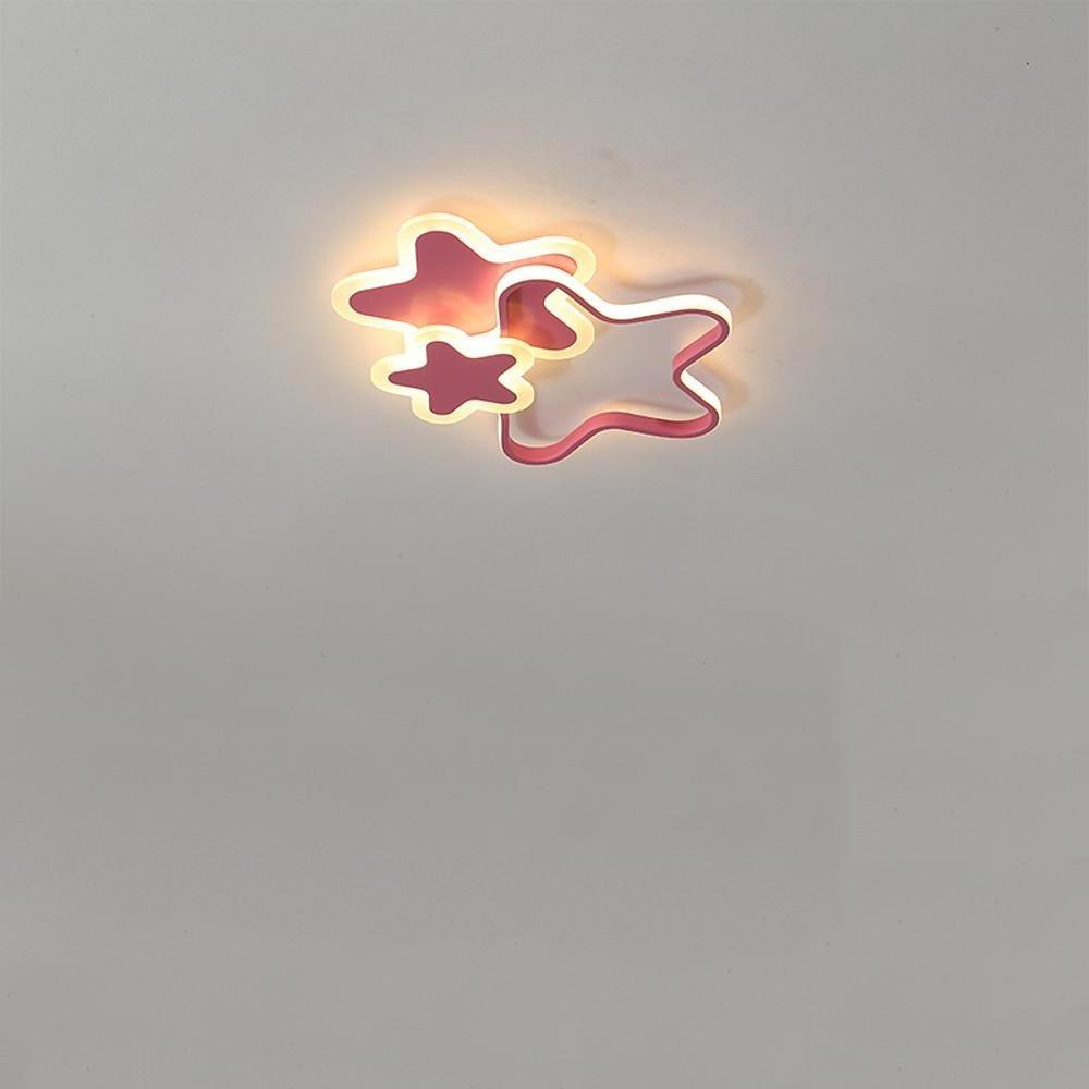 Triple Star Flush Mount LED Ceiling Light