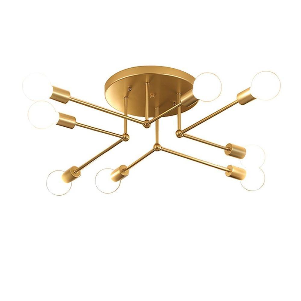 8-Light LED Modern Sputnik Chandelier