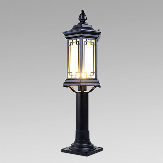 Asian-Inspired Rhombus LED Outdoor Pathway Light