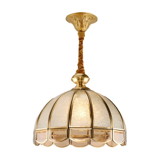 Classic Glass Flowers Elegant 3 Step Dimming European Style Chandelier