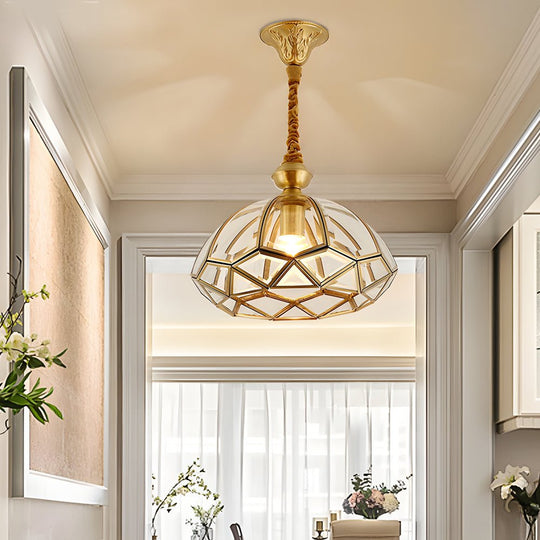 Classic Glass Flowers Elegant 3 Step Dimming European Style Chandelier
