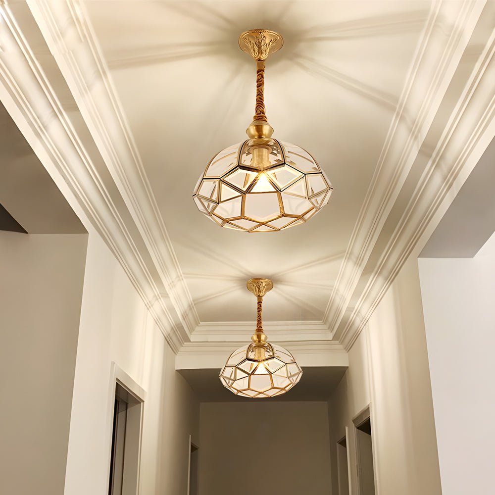 Classic Glass Flowers Elegant 3 Step Dimming European Style Chandelier