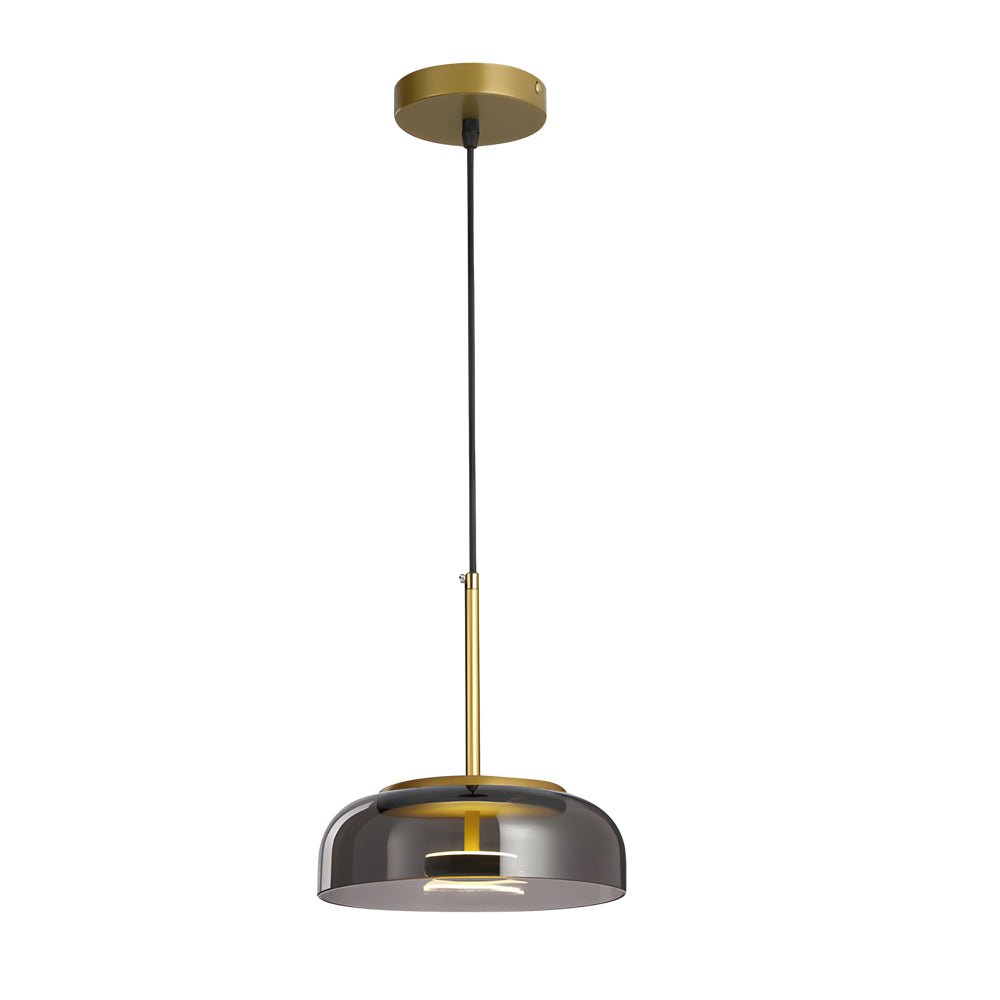 Nordic Glass Pendant Light – 1 Head, Clear/Cognac/Smoke