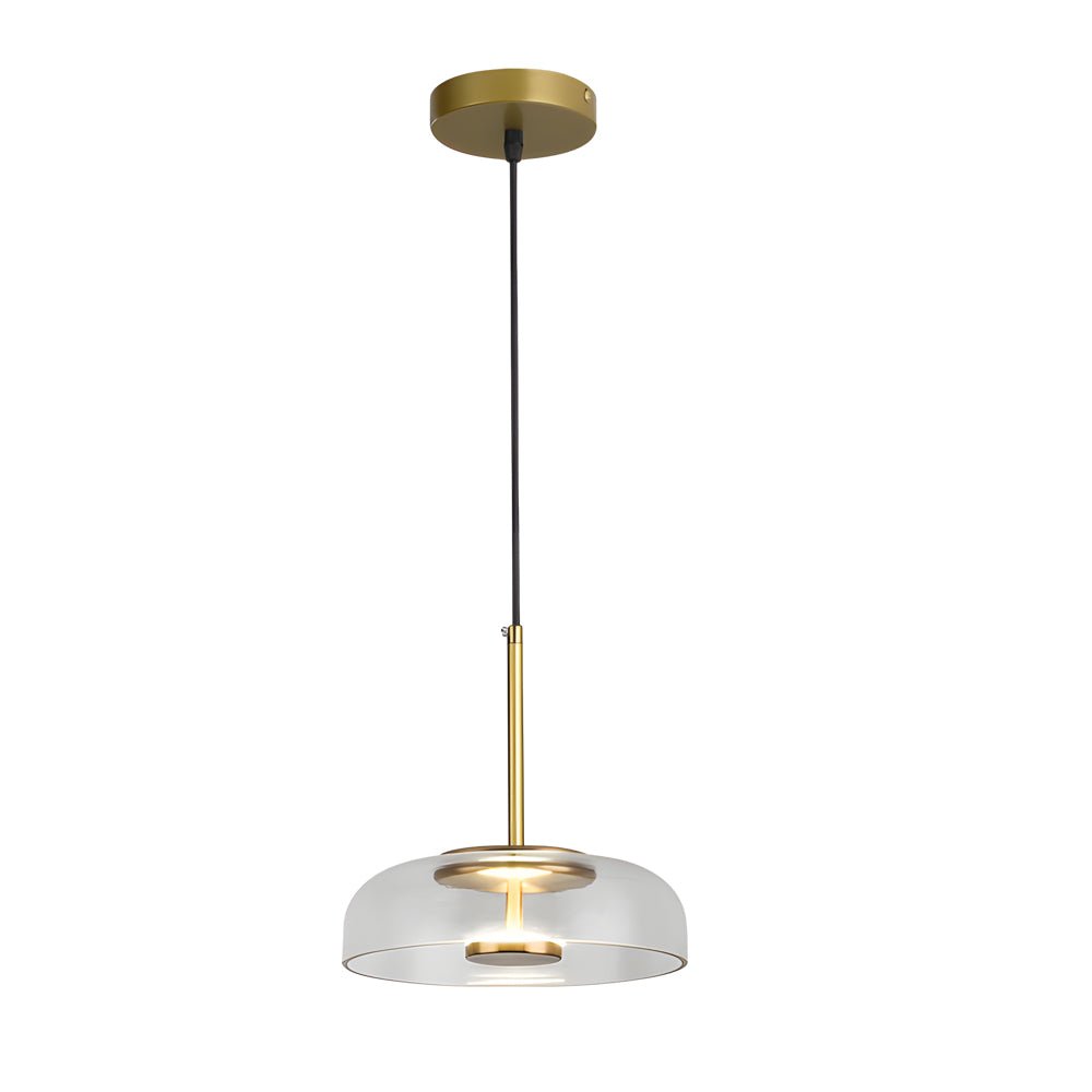 Nordic Glass Pendant Light – 1 Head, Clear/Cognac/Smoke