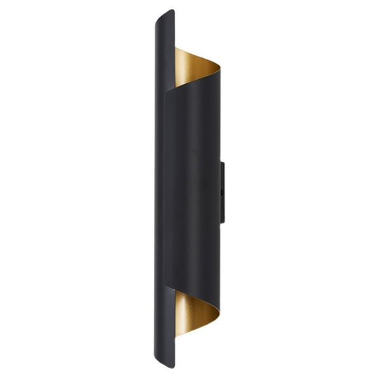 Classic Nordic LED Curved Metal Wall Lamp