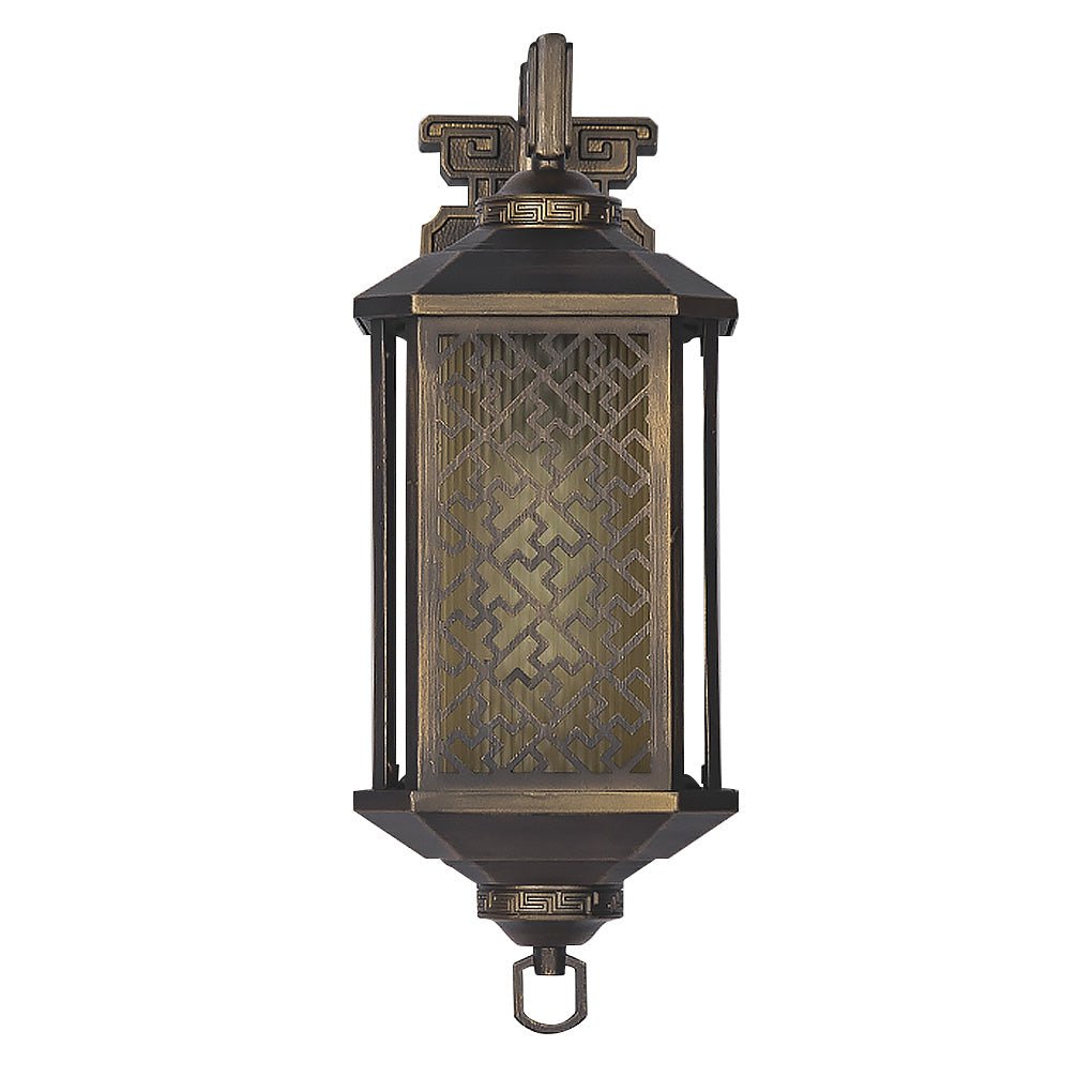 Classical Hollow Pattern Outdoor Wall Lamp