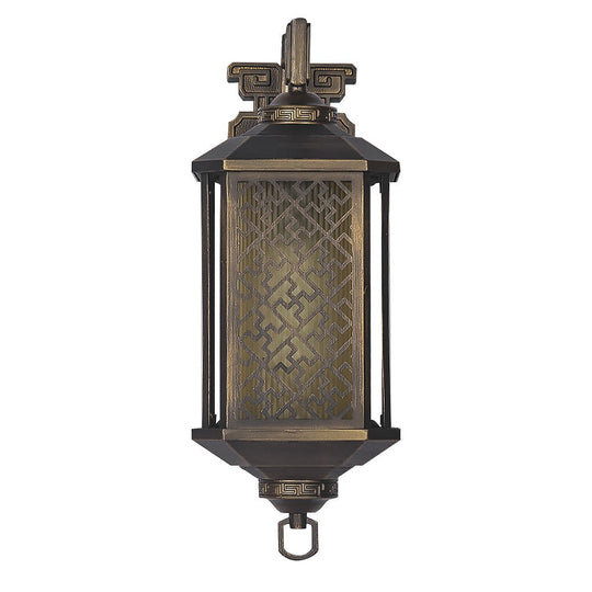 Classical Hollow Pattern Outdoor Wall Lamp