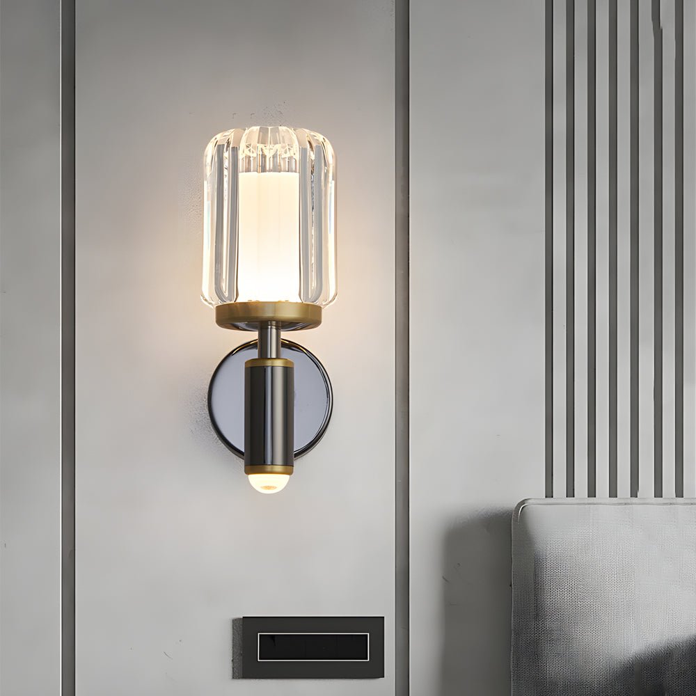 Clear Acrylic Arm Wall Light – Modern Aluminum Sconce