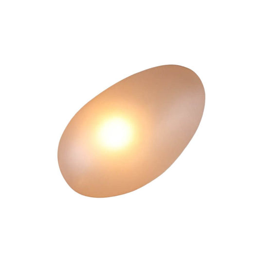 Colorful Glass Pebble LED Wall Sconce