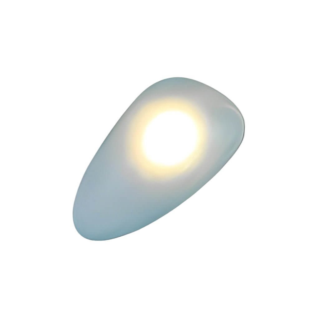 Colorful Glass Pebble LED Wall Sconce