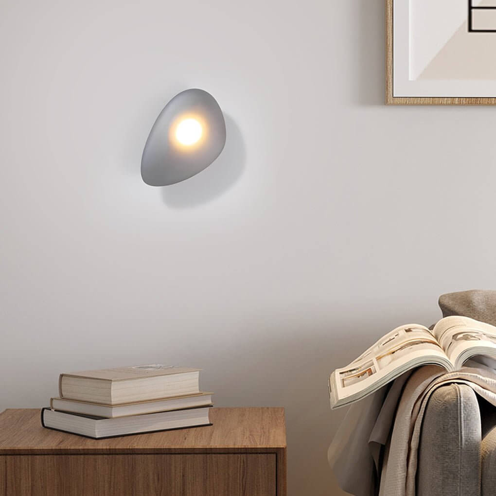 Colorful Glass Pebble LED Wall Sconce