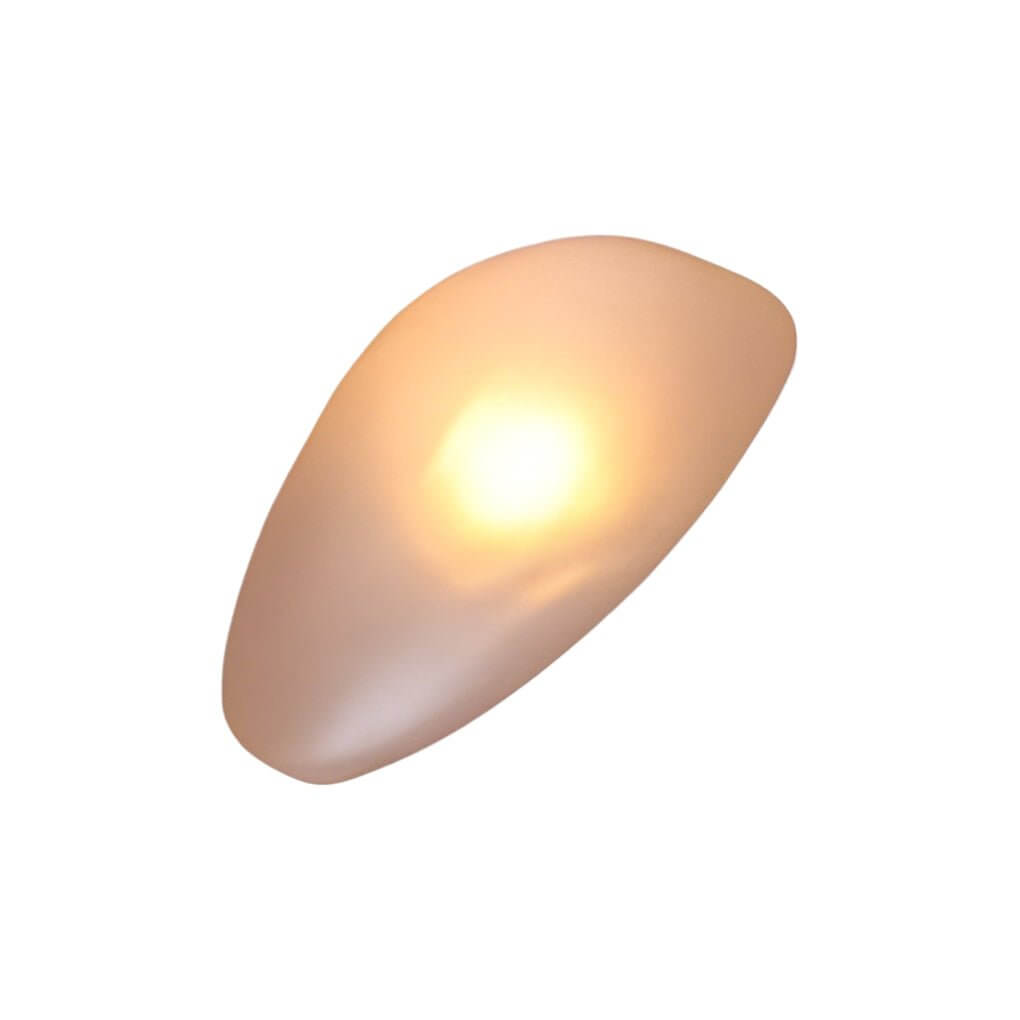 Colorful Glass Pebble LED Wall Sconce
