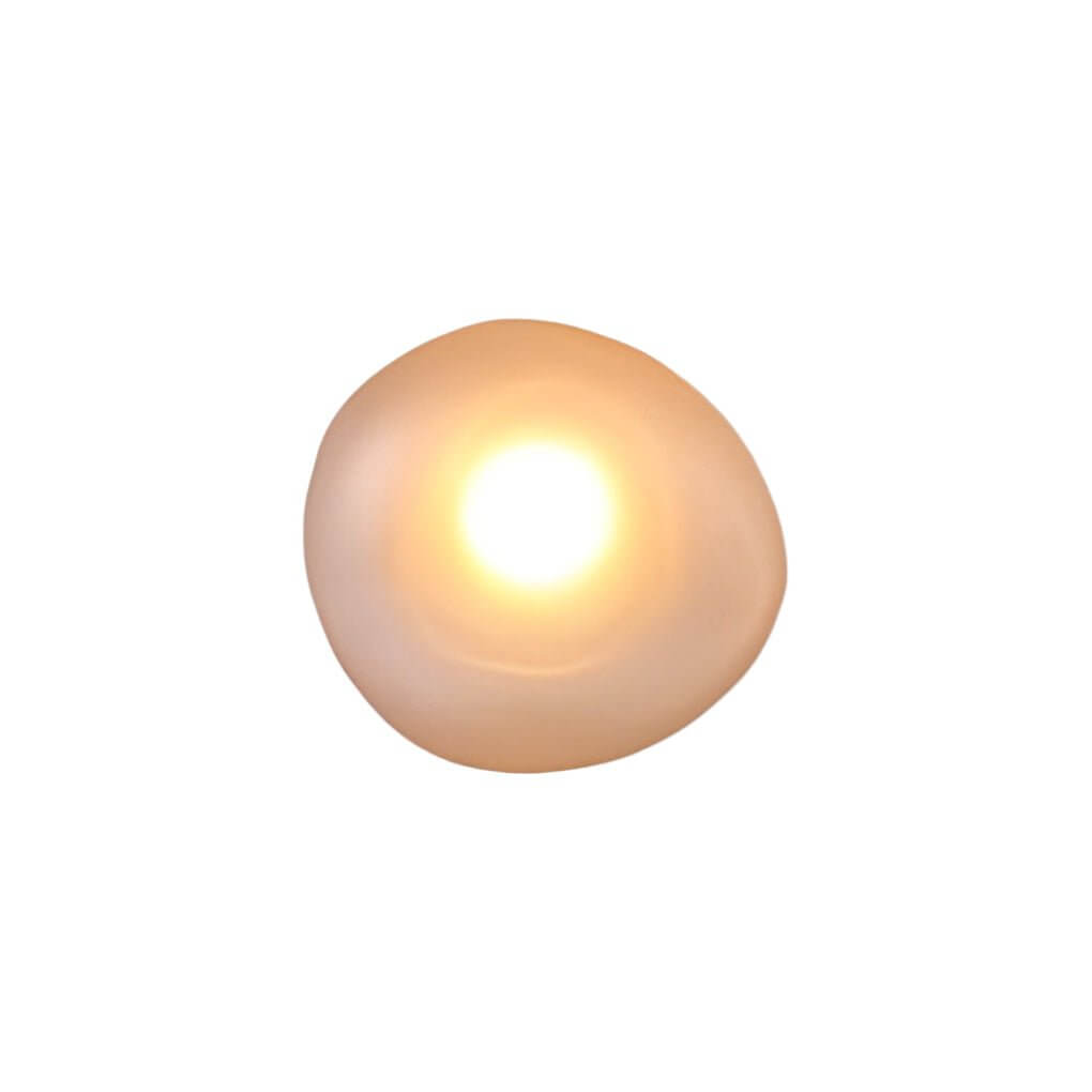 Colorful Glass Pebble LED Wall Sconce