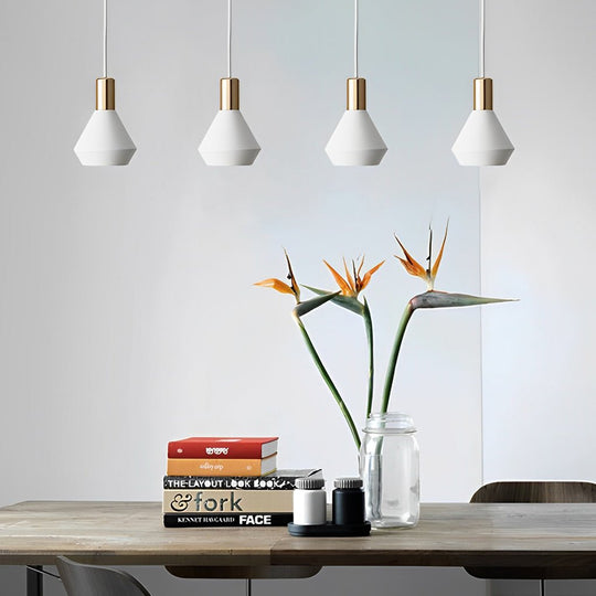 Creative Aluminum Iron Post Modern Pendant Light Small Chandelier