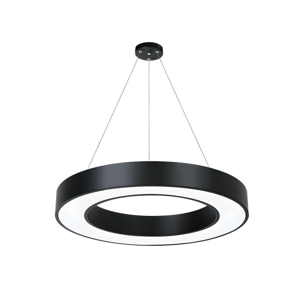 Round Ring – Modern Hanging Profile LED Pendant Light for Office, Gym, and Commercial Spaces