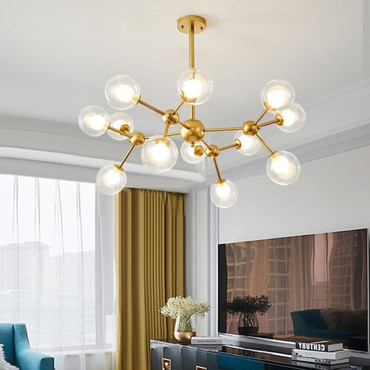 Radiant Beauty 12-Light Sputnik LED Chandelier
