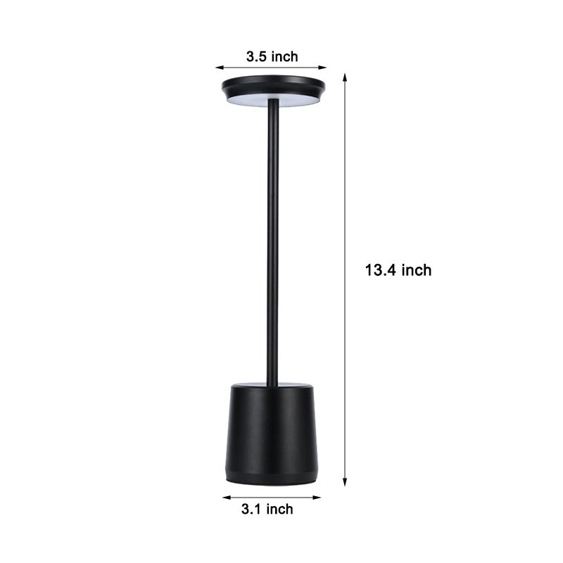 Cordless Rechargeable LED Table Lamp with Touch Control