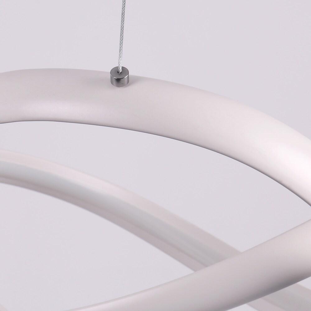 Interweaving Curved Décor Dimmable LED Adjustable Modern Pendant Light