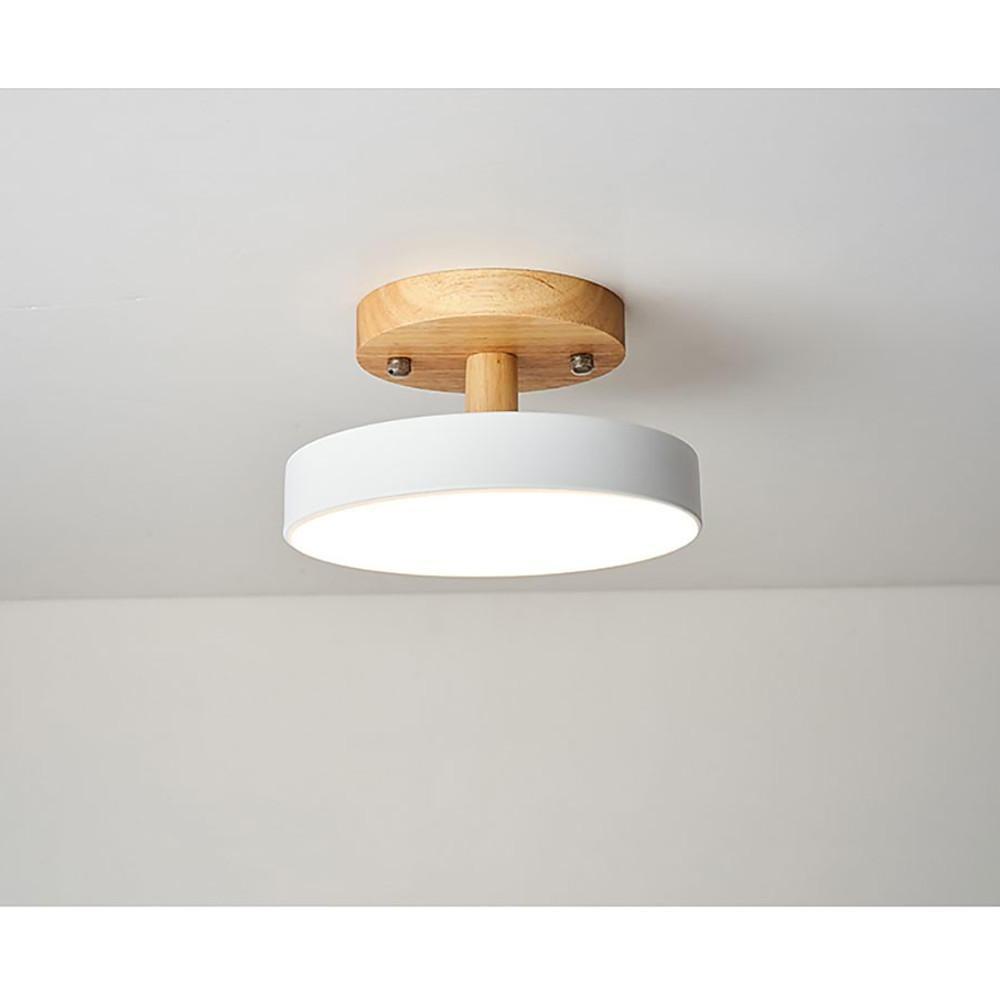 Round Minimalist Drum LED Flush Mount Ceiling Light