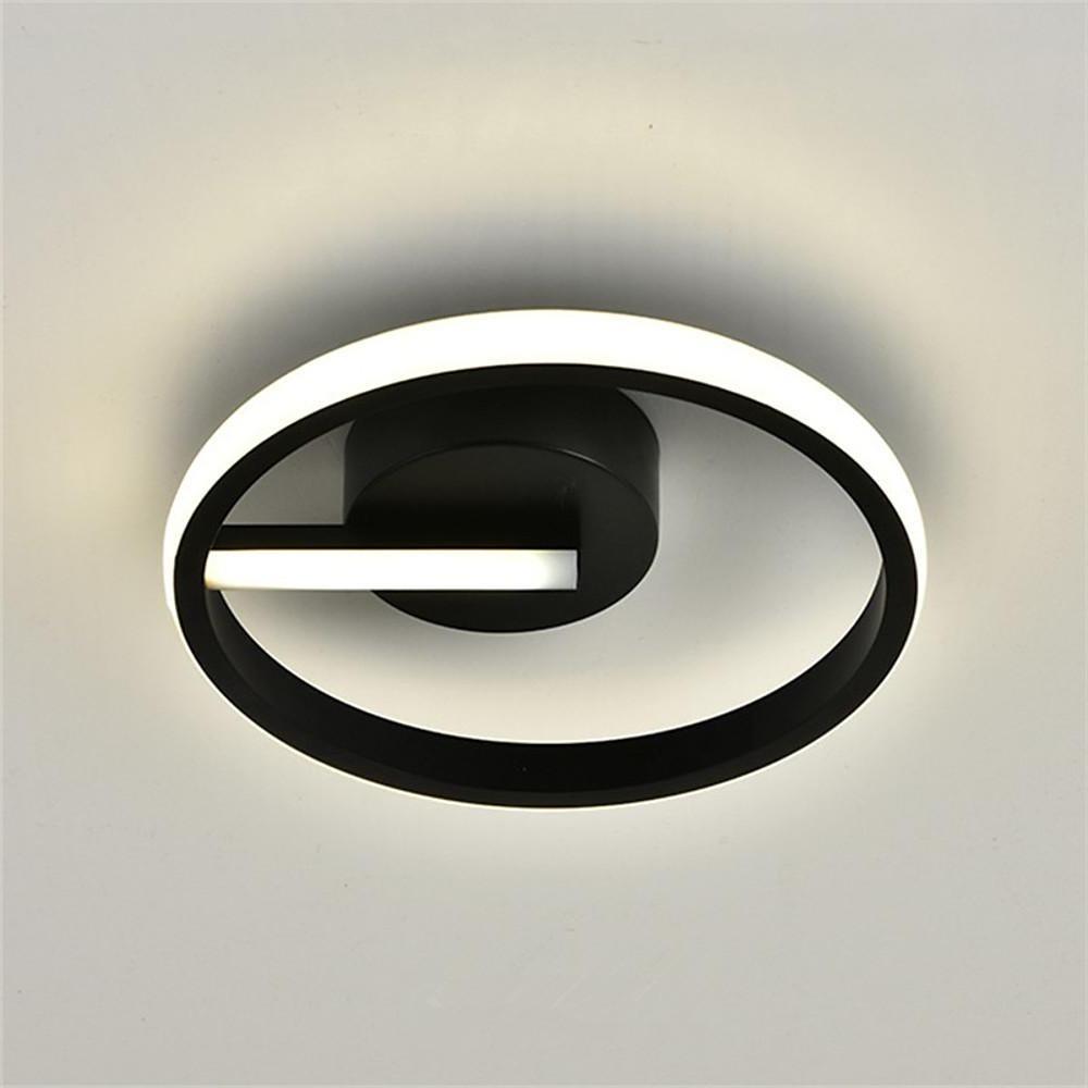 Rounded Triangle Modern LED Flush Mount Ceiling Light