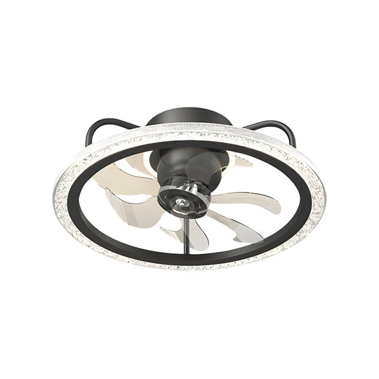 Creative 360° Shake Head Ceiling Fan with Light