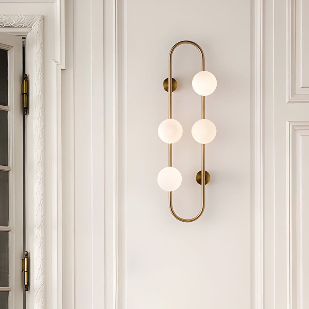 Creative 4 Glass Ball Bubbles LED Post-Modern Wall Sconce