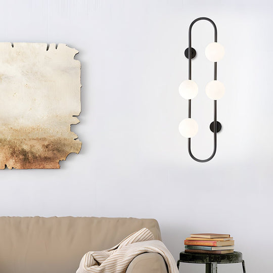 Creative 4 Glass Ball Bubbles LED Post-Modern Wall Sconce