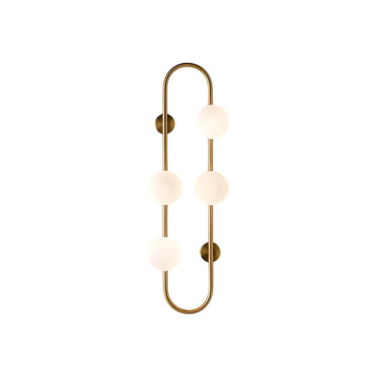 Creative 4 Glass Ball Bubbles LED Post-Modern Wall Sconce